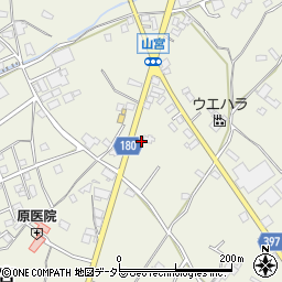 静岡県富士宮市山宮257周辺の地図