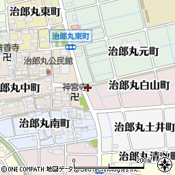 愛知県稲沢市治郎丸白山町1周辺の地図