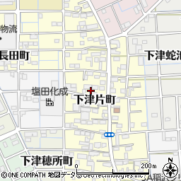 愛知県稲沢市下津片町51周辺の地図