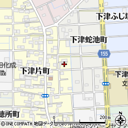 愛知県稲沢市下津片町73周辺の地図