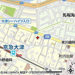 セブンイレブン横須賀大津町店周辺の地図