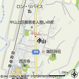 静岡県御殿場市中山244周辺の地図