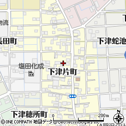 愛知県稲沢市下津片町52周辺の地図