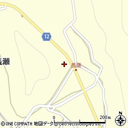 京都府船井郡京丹波町長瀬西ノ元周辺の地図