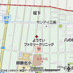 愛知県北名古屋市熊之庄宮地周辺の地図