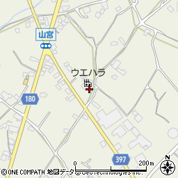 静岡県富士宮市山宮262周辺の地図