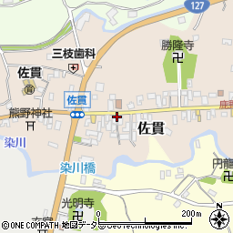 佐貫郵便局前周辺の地図