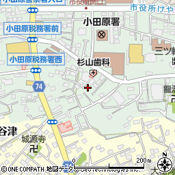 神奈川県小田原市荻窪431周辺の地図