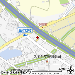 愛知県春日井市下市場町4丁目4周辺の地図