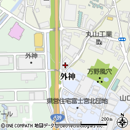 静岡県富士宮市山宮2216周辺の地図