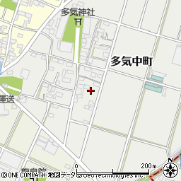 愛知県小牧市多気中町300周辺の地図