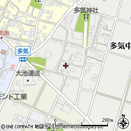 愛知県小牧市多気中町269周辺の地図