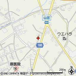 静岡県富士宮市山宮888周辺の地図