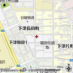 中日新聞下津北部専売所山崎新聞店周辺の地図