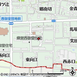 県営西御堂住宅周辺の地図