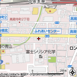 東濃信用金庫高蔵寺支店周辺の地図