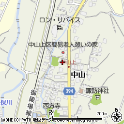 静岡県御殿場市中山190周辺の地図