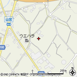 静岡県富士宮市山宮268周辺の地図