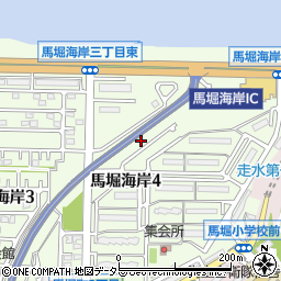 横浜横須賀道路周辺の地図