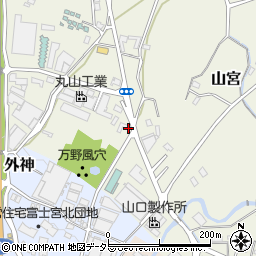 静岡県富士宮市山宮2182周辺の地図