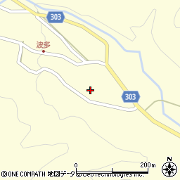 鳥取県八頭郡智頭町波多周辺の地図