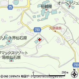箱根温泉山荘なかむら周辺の地図
