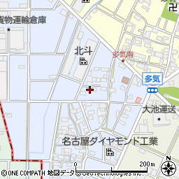 愛知県小牧市多気西町112周辺の地図