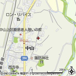 静岡県御殿場市中山312周辺の地図