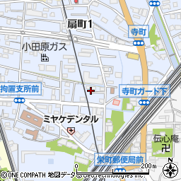 akippa扇町1-25駐車場周辺の地図