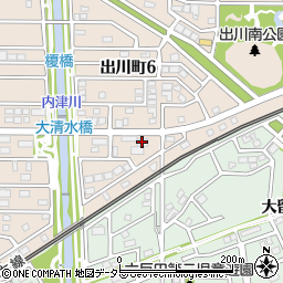 ナカヤマ春日井工場周辺の地図