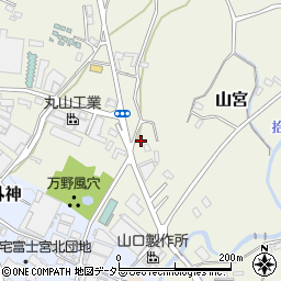 静岡県富士宮市山宮2173周辺の地図