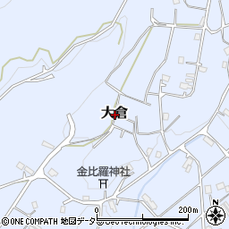 京都府船井郡京丹波町大倉周辺の地図