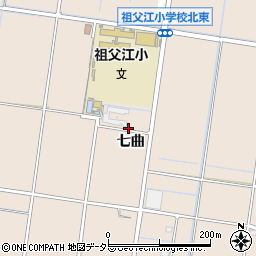愛知県稲沢市祖父江町祖父江城起周辺の地図