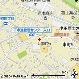 業務スーパー　ＴＡＫＥＮＯＫＯ小田原東町店周辺の地図