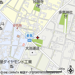 愛知県小牧市多気中町230周辺の地図
