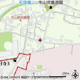 愛知県春日井市牛山町2463周辺の地図