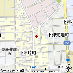 愛知県稲沢市下津片町57周辺の地図