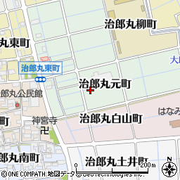 愛知県稲沢市治郎丸元町周辺の地図