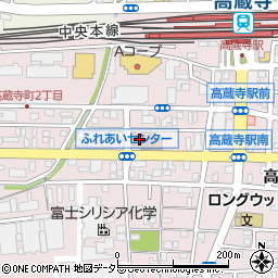 春日井市高蔵寺ふれあいセンター図書室周辺の地図