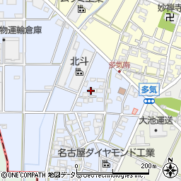 愛知県小牧市多気西町119周辺の地図