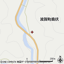 兵庫県宍粟市波賀町鹿伏148周辺の地図