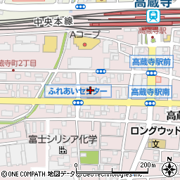 大垣共立銀行春日井市高蔵寺ふれあいセンター ＡＴＭ周辺の地図