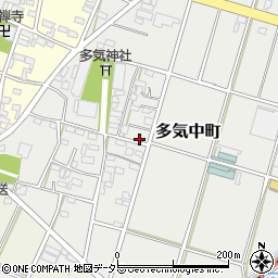 愛知県小牧市多気中町324周辺の地図