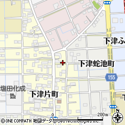 愛知県稲沢市下津片町58周辺の地図
