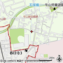 愛知県春日井市牛山町2441周辺の地図