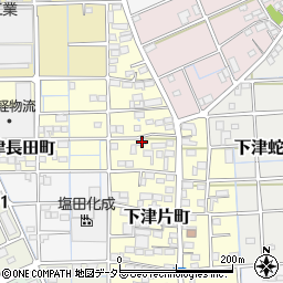 愛知県稲沢市下津片町33周辺の地図
