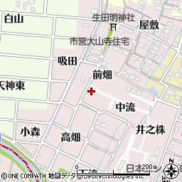 愛知県岩倉市大山寺町前畑14周辺の地図