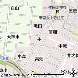愛知県岩倉市大山寺町前畑23周辺の地図