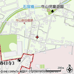 愛知県春日井市牛山町2458周辺の地図