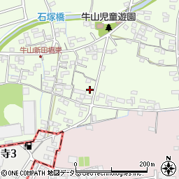 愛知県春日井市牛山町2464周辺の地図